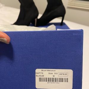 Stuart Weitzman Black Suede Boots